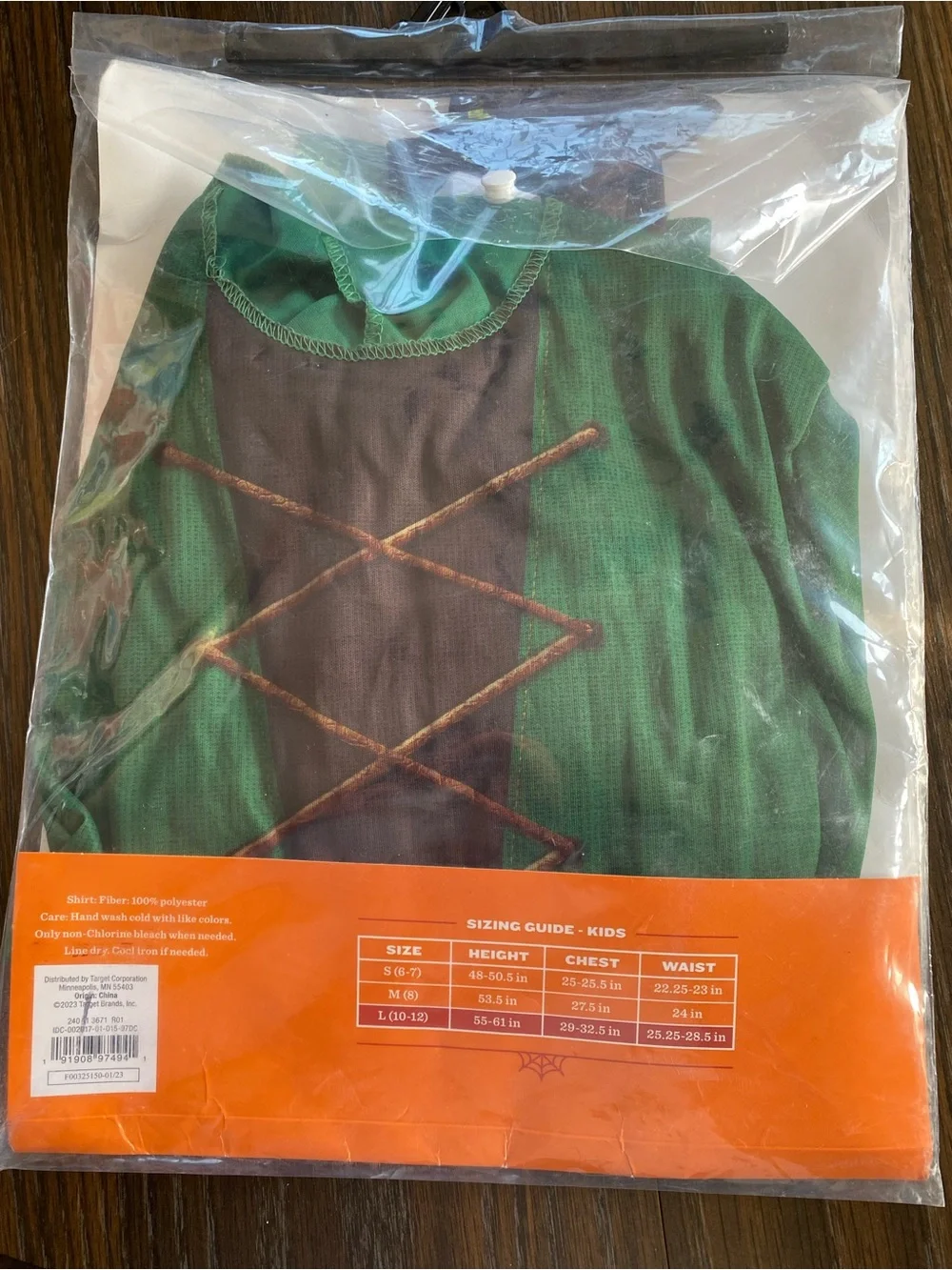 New Hyde & Eek! Halloween Forest Hunter Costume Size Kids Large